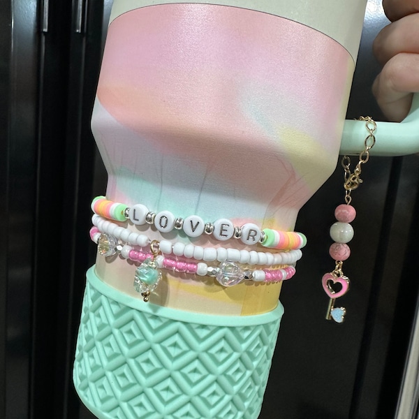 Tumbler Bracelet Stack - Lover - Taylor Swift - Warm Serene