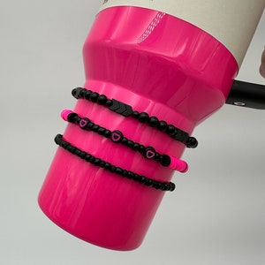 Black / Neon Pink / Neon Green / Neon Yellow / Neon Orange - Tumbler Stack for Stanley - Electric Pink - Boot Topper Stack