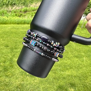 Midnight Glitz / Chroma Bracelet Stack for Stanley - Boot Topper