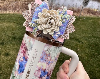 Calia Eden Flower Bow for Stanley