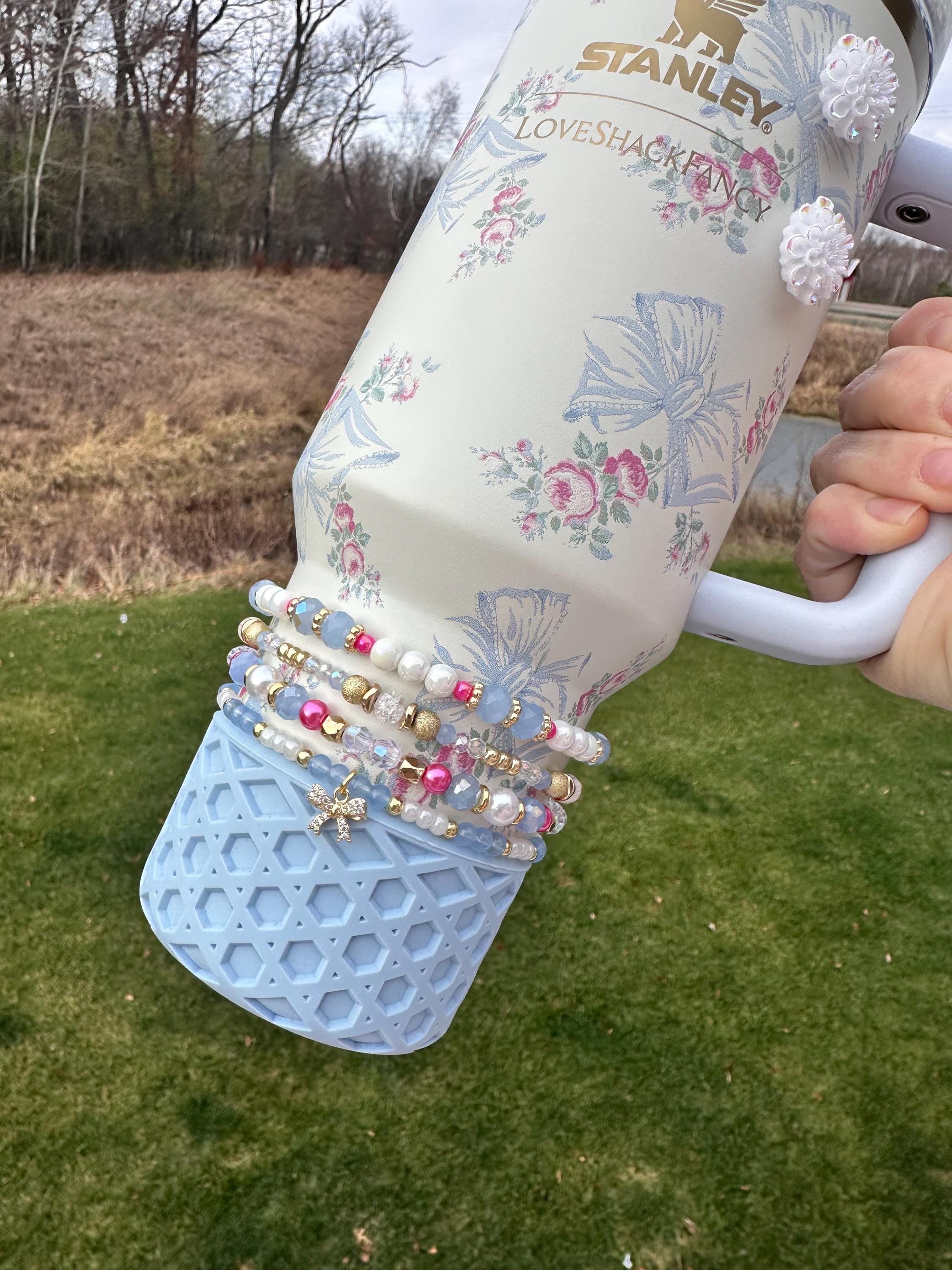 crystalboy　クリスタルボーイ　LOVESTRUCT ラブストラクト Loveshack Fancy Rosa Beaux Blue - Blue, Pink and White Accessory