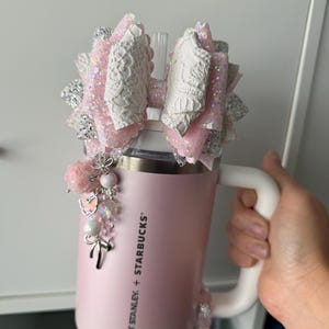 Pink Stanley and Starbucks Cup Accessories - Etsy