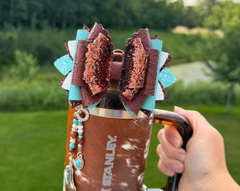 Kacey Musgraves x Stanley Bow - Brown, Turquoise Western - Protour or Regular Straw Bow
