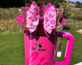 Barbie Icon Bow for Stanley Straw