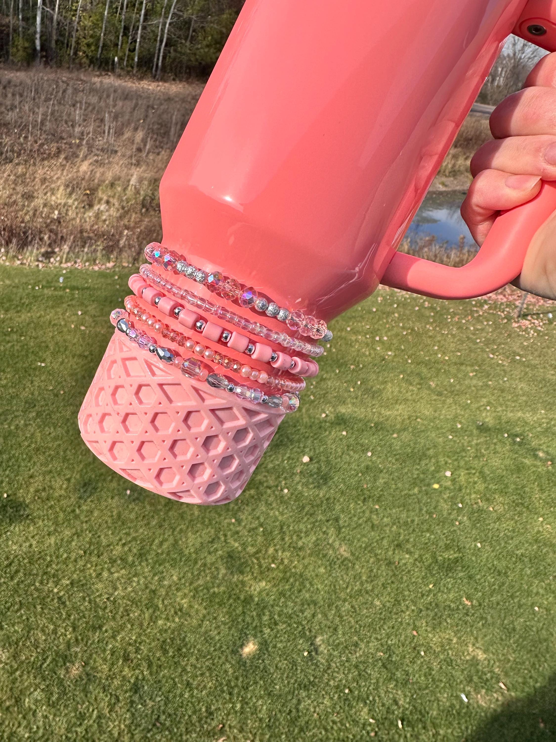 20 ounce solid color insulated tumblers The Clean Hydration Co. Insulated Ceramic Coated Tumbler Pink / 20oz