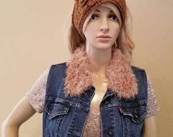 Levi's Vest With Fur Collar, Authentic Levi's Vest With Fur Crochet Collar, Original Levi's Vest  With Knit Collar, Furry, Soft and Squishy