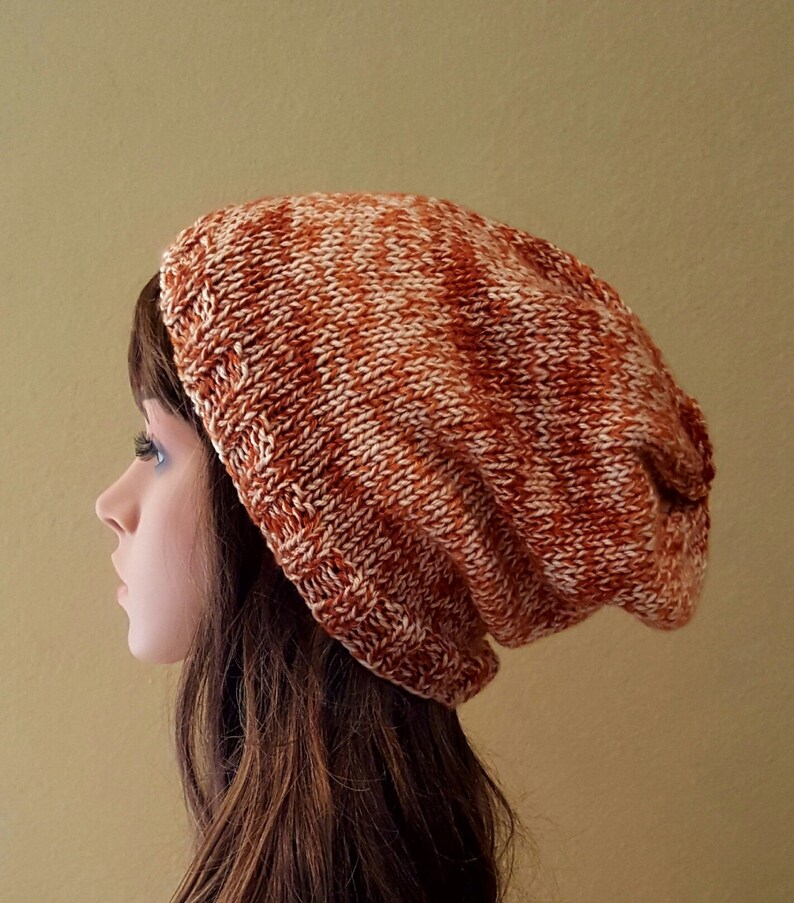 slouchy knit beanie womens