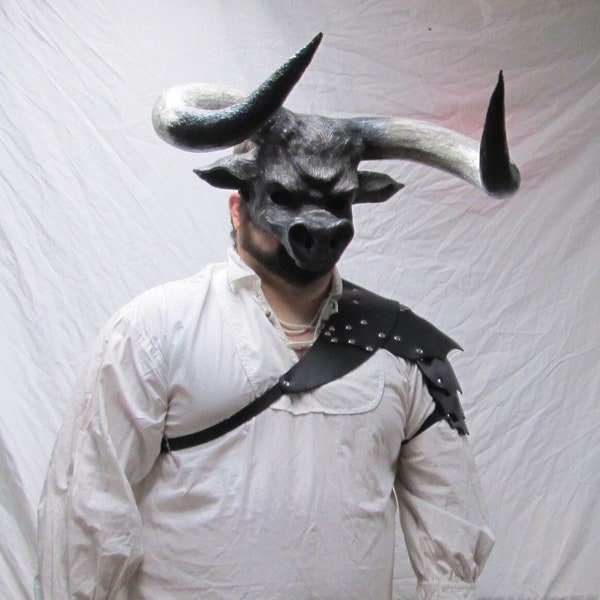 Angry Bull mask, Minotaur, Taurus, costume mask, Mythological, masquerade mask, farm animal, Ferdinand the bull, Zootopia inspired cosplay