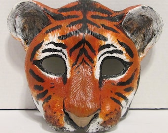 Tiger cub, mask, big cat, Neko cosplay, masquerade mask, animal spirit mask, tiger costume mask, Siberian Tiger, Tony, Tigger