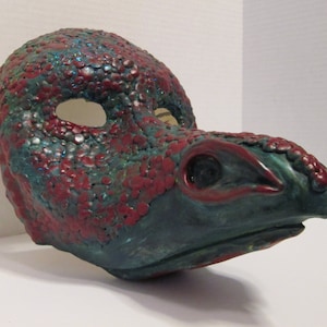 Dragon mask, add horn options, custom options, Masquerade, costume mask, handmade, hand painted, cosplay, Halloween, made to order