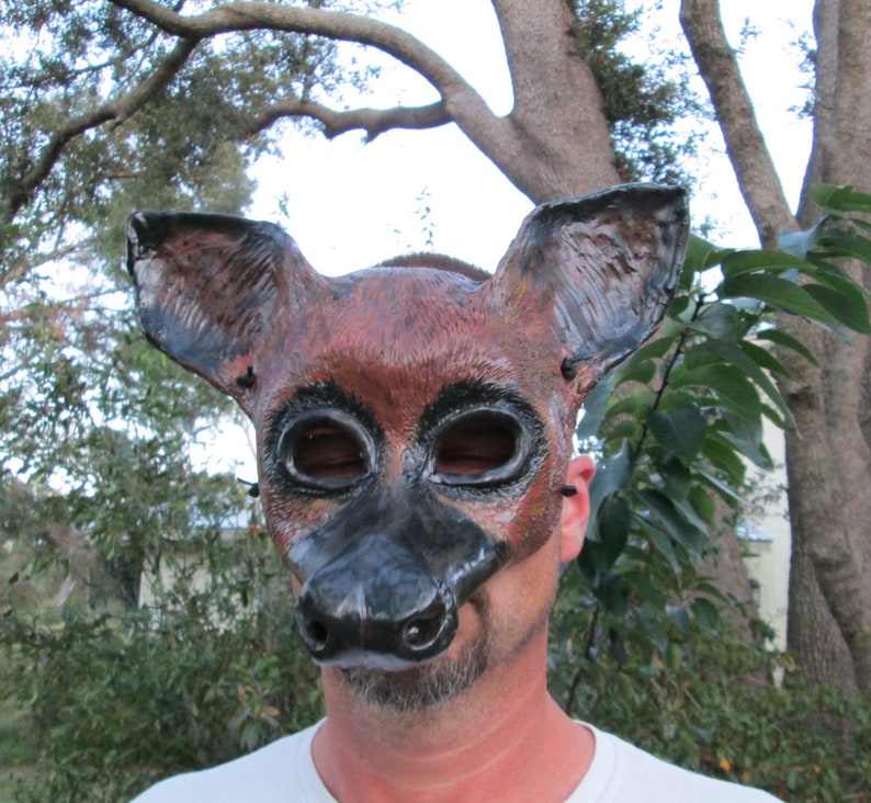 Fruit Bat Costume Mask Anastasia Bat Masquerade Mask Etsy