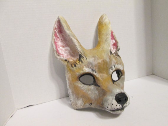 Fennec Fox Mascara De Espiritu Animal Zootopia Cosplay Etsy