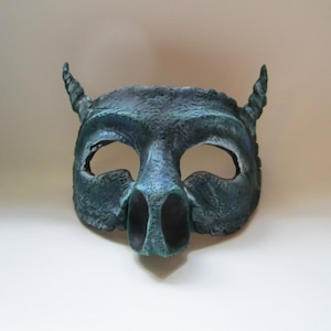 costume mask, Dragon, masquerade, costume mask, cosplay, Ren faire mask, LARP, Halloween mask, made to order adult dragon mask