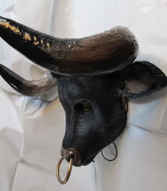Bull mask Minotaur Taurus costume mask Mythological   Etsy 日本