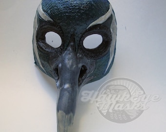 Peacock mask, costume mask, masquerade mask, Carnival mask, bird beaked mask, fantasy, guardian, bird mask, zootopia cosplay