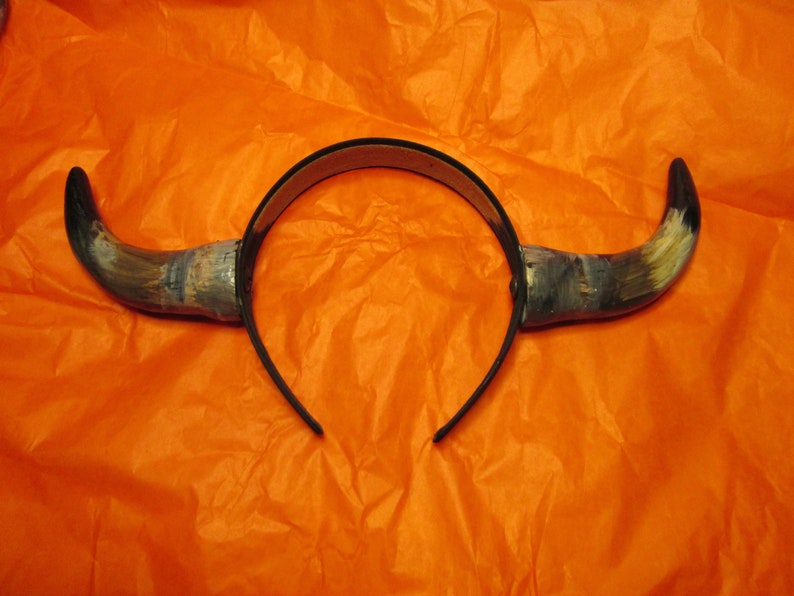 Costume bull horns Handmade costume steer horns cosplay Etsy