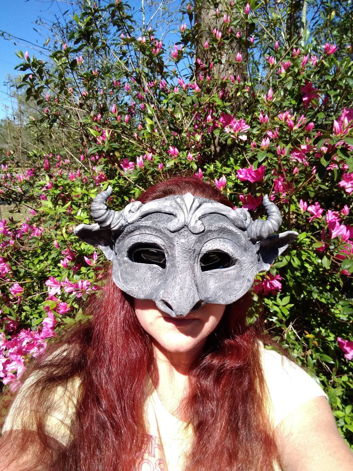 Gargoyle Fog Maker Decoration - 15x20x16 Inch Grey Latex Halloween Prop