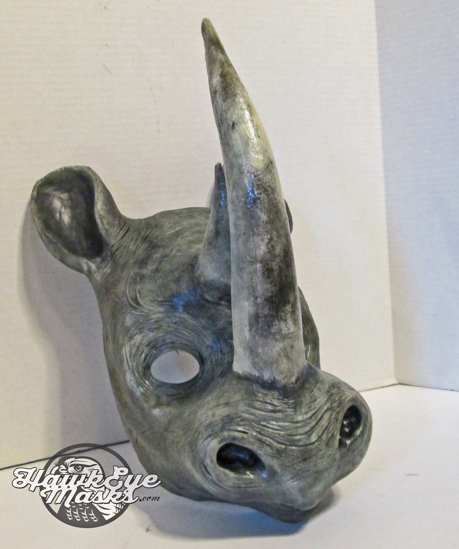 Rhino Mask Costume Mask Animal Mask Rhinoceros Mask Etsy