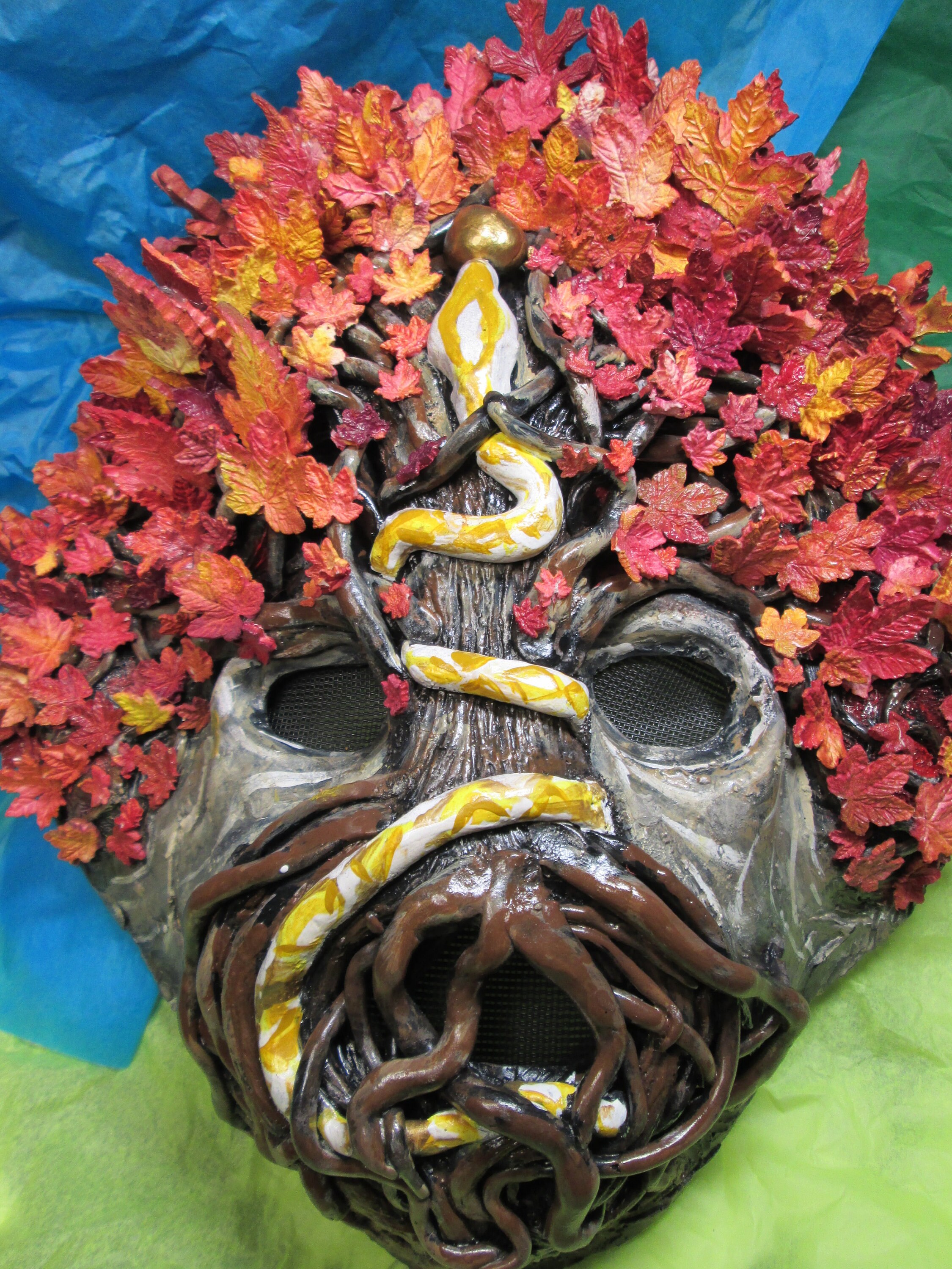 Tree Mask Image Handmade Tree Mask, Whimsical Costume Mask - Etsy