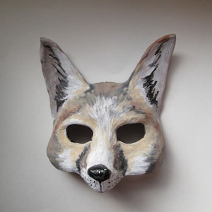 Fox, Animal spirit, zootopia cosplay, whimsical mask, masquerade mask, animal totem, mask, Fox costume, made to order, custom made