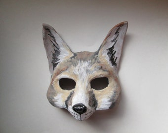 Fox, Animal spirit, zootopia cosplay, whimsical mask, masquerade mask, animal totem, mask, Fox costume, made to order, custom made