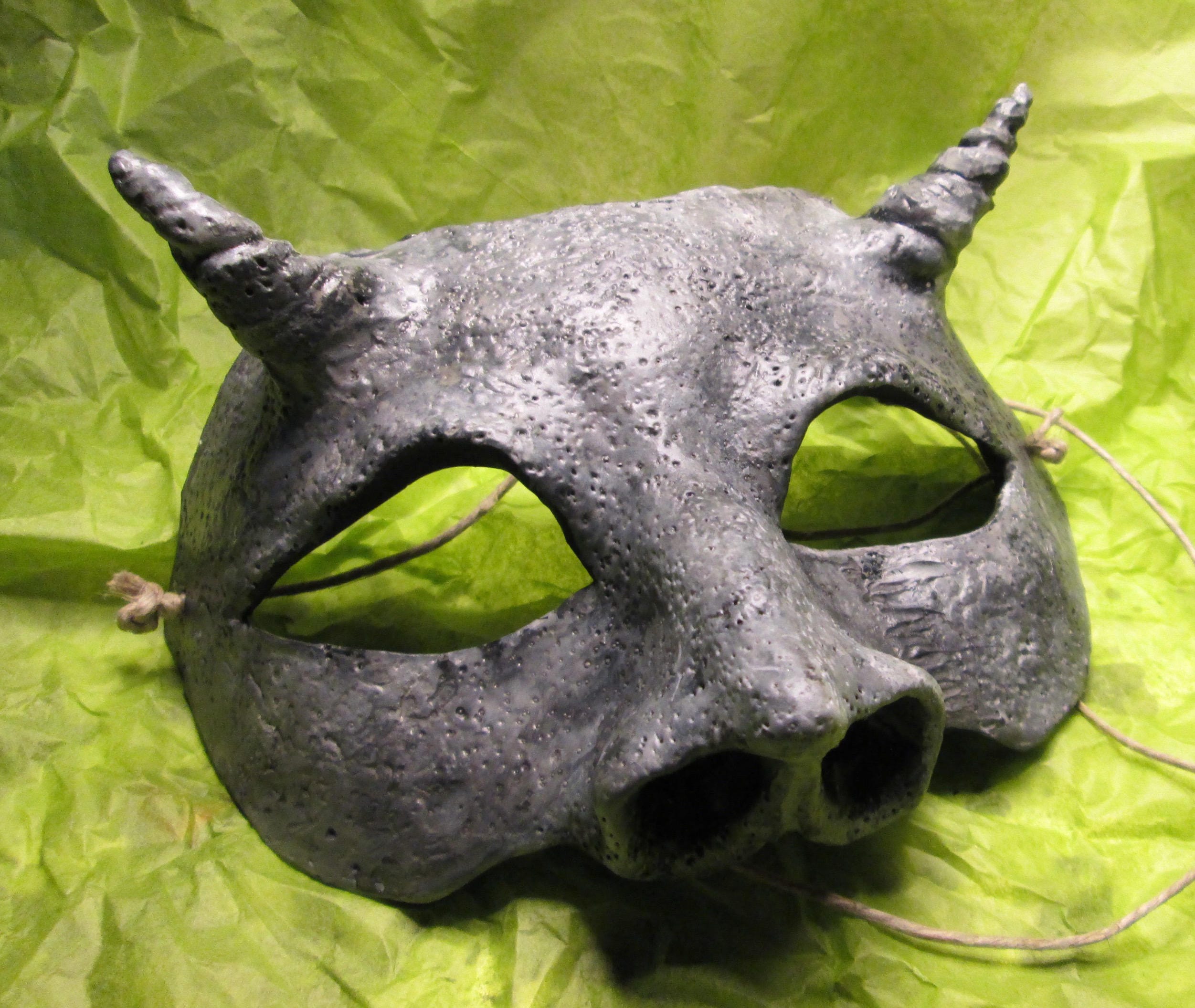 Gargoyle mask masquerade mask lap made to order custom Etsy