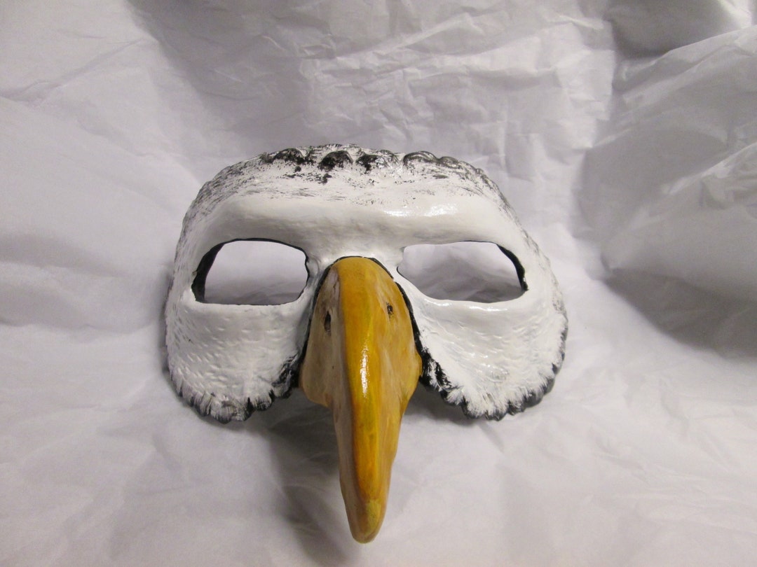Águila máscara de águila calva máscara de mascarada máscara - Etsy España