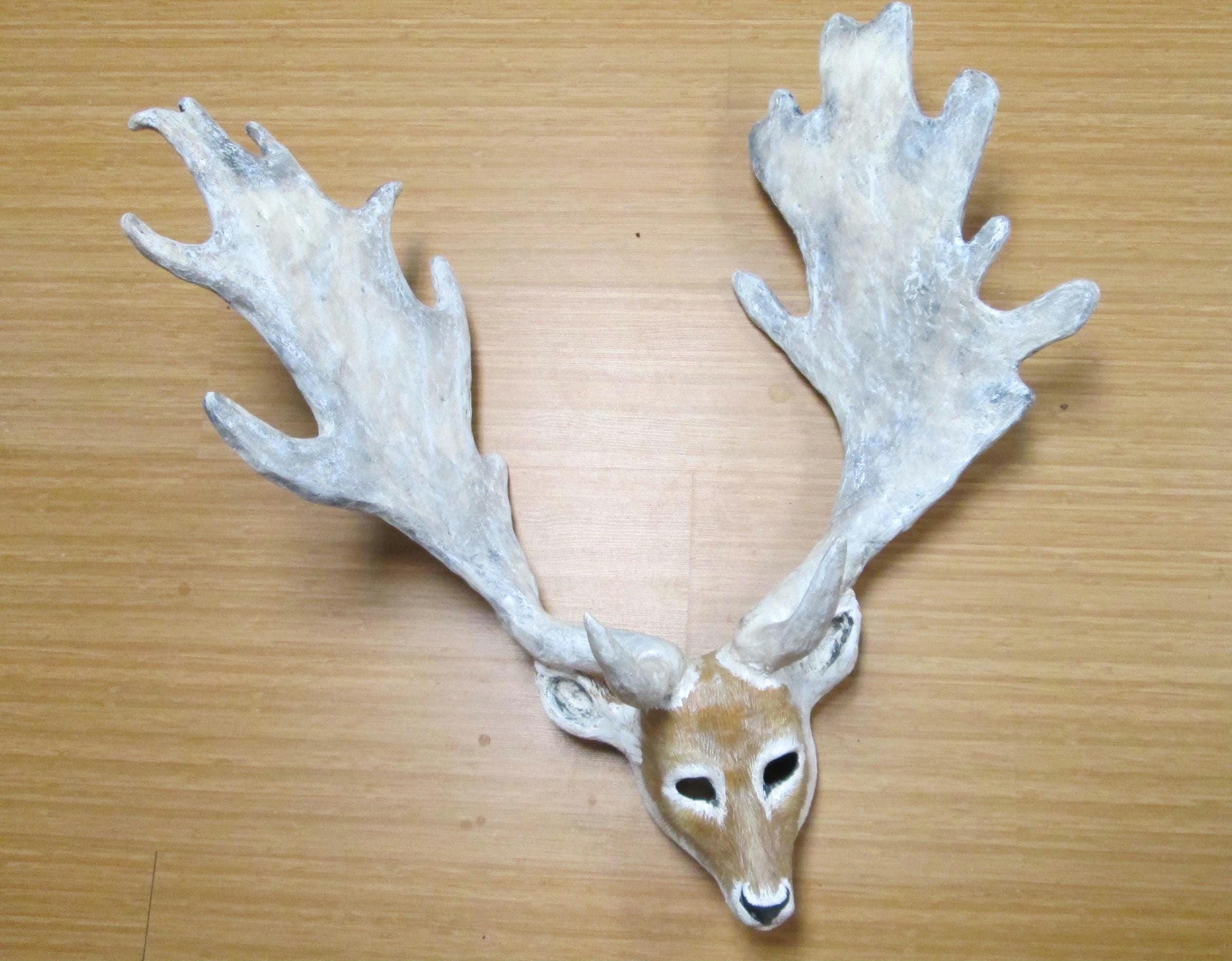 Maschera Integrale Renna Con Corna | Per Halloween E Carnevale, Costume Divertente - Foto 11