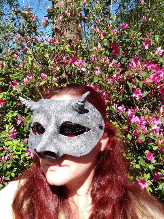 Gargoyle Mask, Masquerade Mask, Lap, Made to Order, Custom Colors