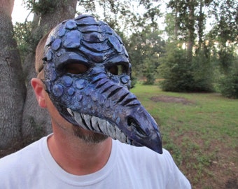 Handgemachte Resin Dragon Maske: Bemaltes Cosplay Kostüm