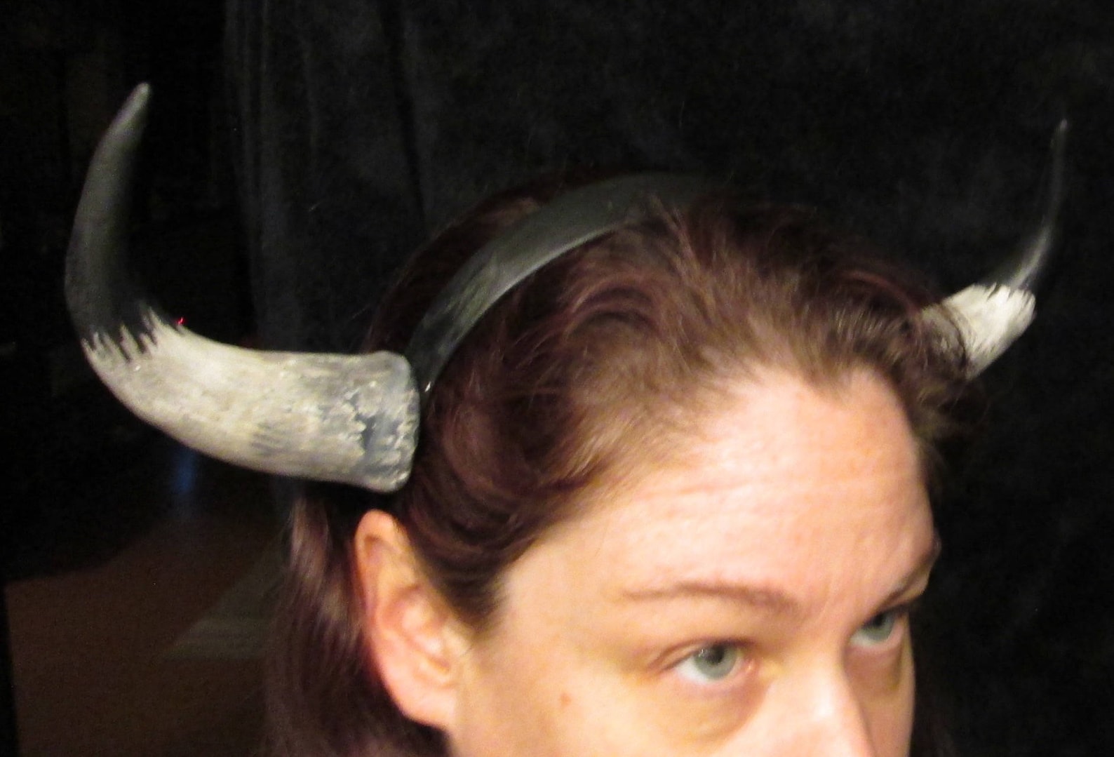 Viking Horns Handmade Solid Resin Costume Horns Headband Etsy