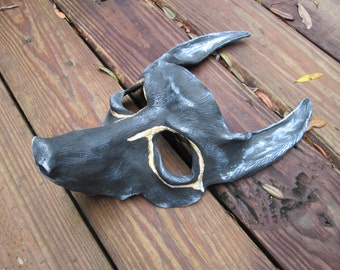 Máscara de Anubis de resina, chacal, perro, disfraz de cosplay egipcio