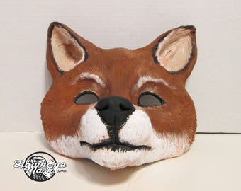 Handgemaakt vosmasker: maskeradekostuum, dierentotem
