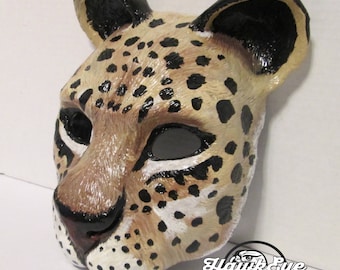 Jaguar, cat costume mask, Masquerade mask, Neko, jungle cat, wildlife, costume mask, Cat mask, masked ball, Jacksonville Fan