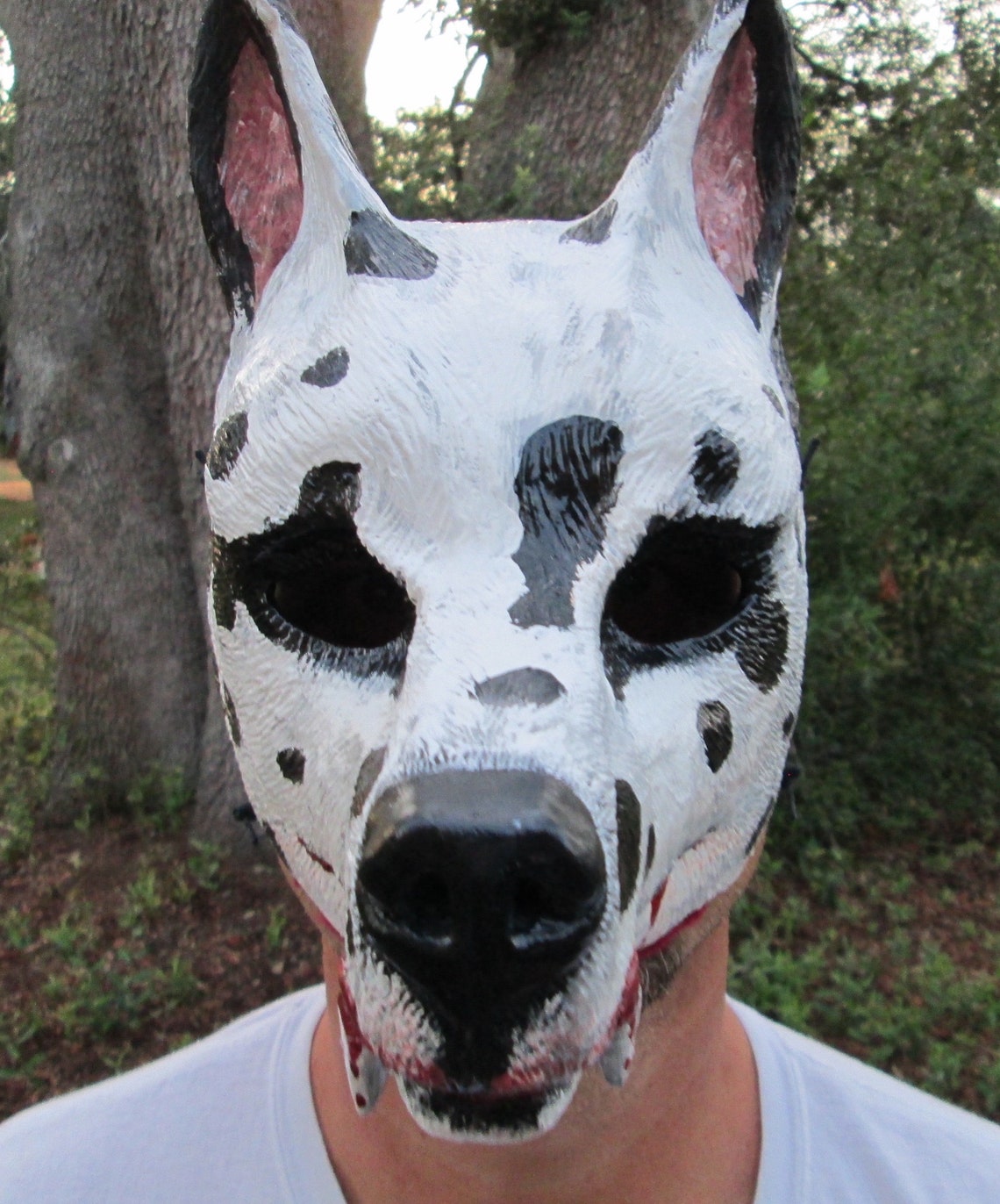 Ghost dog custom Masquerade mask cosplay adult mask Adult | Etsy
