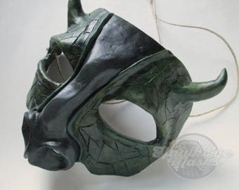 Handgjord drakemask i harts: Cosplay, lajv, Ren Faire-kostym