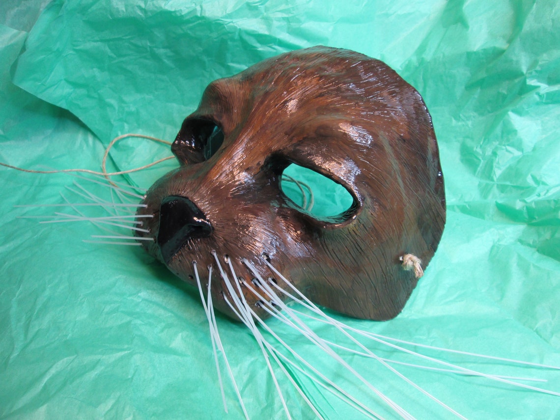 Sea lion mask Seal custom made harp seal masquerade mask Etsy