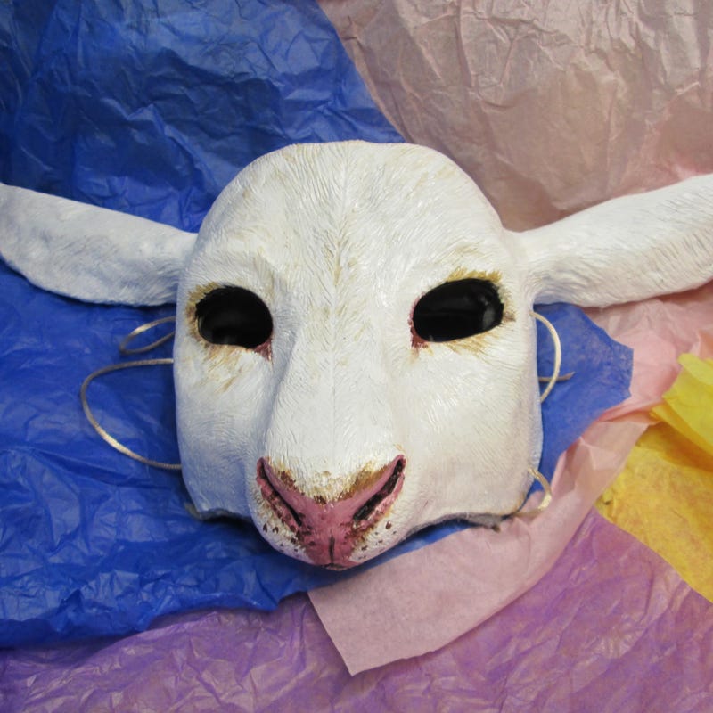 Lamb Mask - Etsy