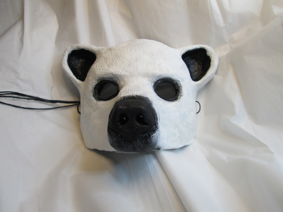 Polar Bear Costume Mask Wildlife Zootopia Cosplay Animal Etsy Canada