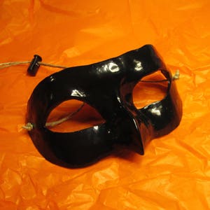 Owl mask, simple black mask, Comic book mask, black mask, canary, bird mask, understated