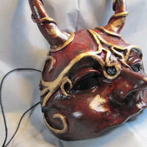 Masquerade ball, costume mask, labyrinth, made to order, costume mask, larp, medieval, horned mask, Mythological mask, masked ball, Jared,