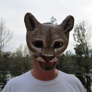 Mountain Lion Florida Panther Mask Cougar Wild Animal - Etsy