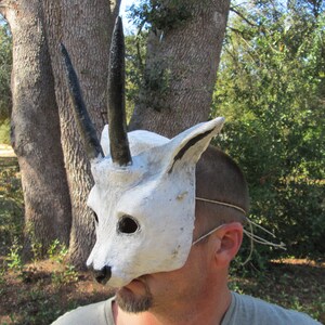 Mountain Goat Goat Mask Masquerade Mask Wildlife Art - Etsy