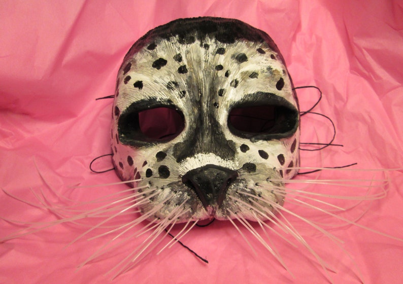 Sea Lion Mask Seal Custom Made Harp Seal Masquerade Mask Etsy