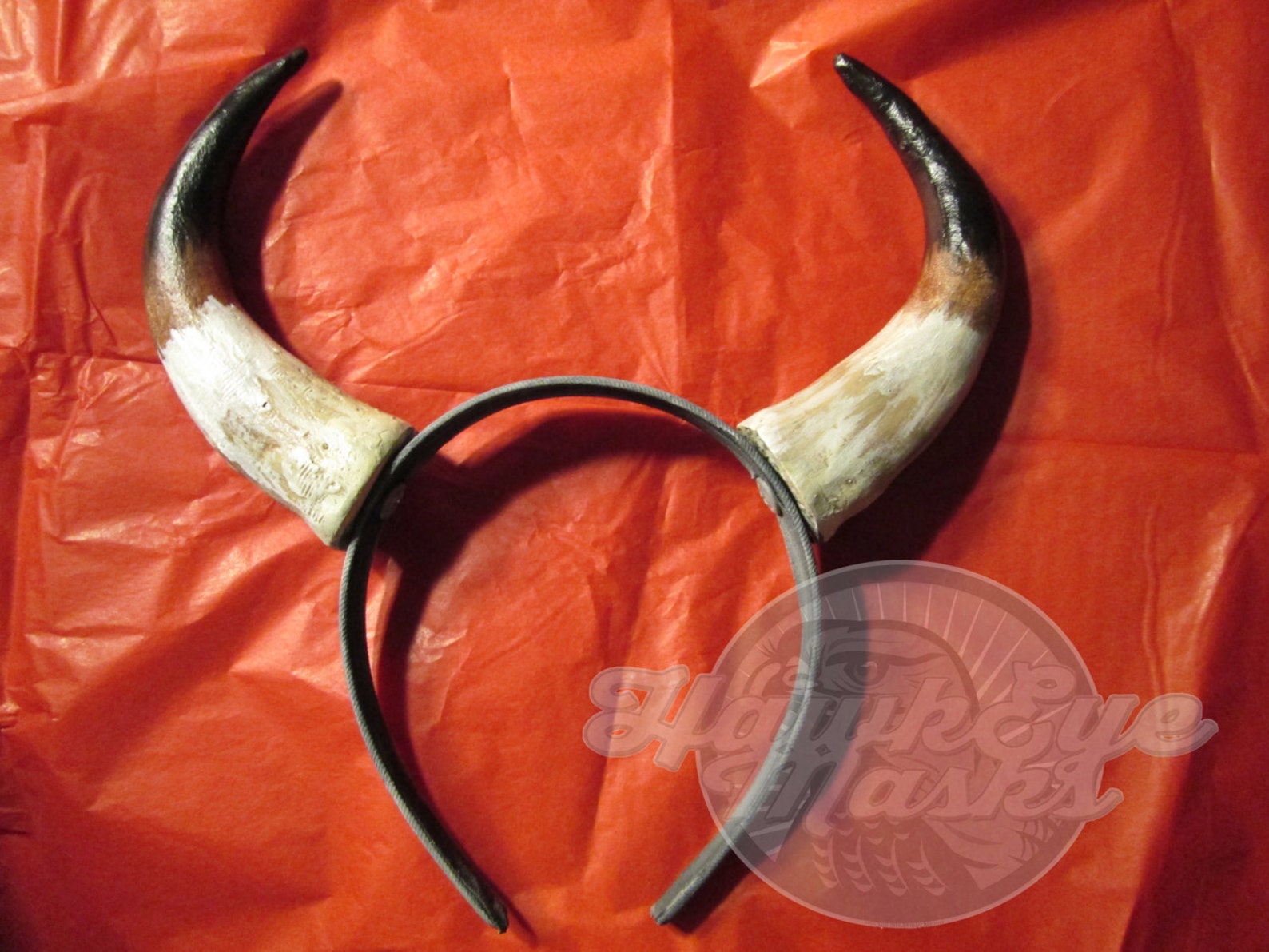 Viking Horns Handmade Solid Resin Costume Horns Headband Etsy