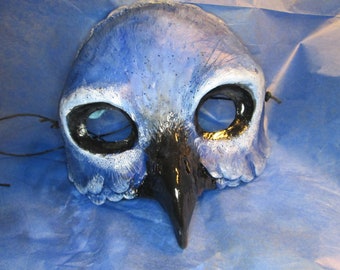 Handmade Resin Owl Mask: Fantasy Cosplay, Masquerade Costume