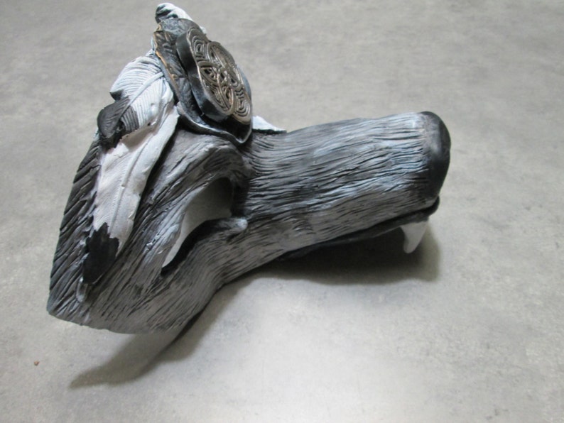 Fantasy Wolf Spirit Mask Custom Made Hand Painted - Etsy