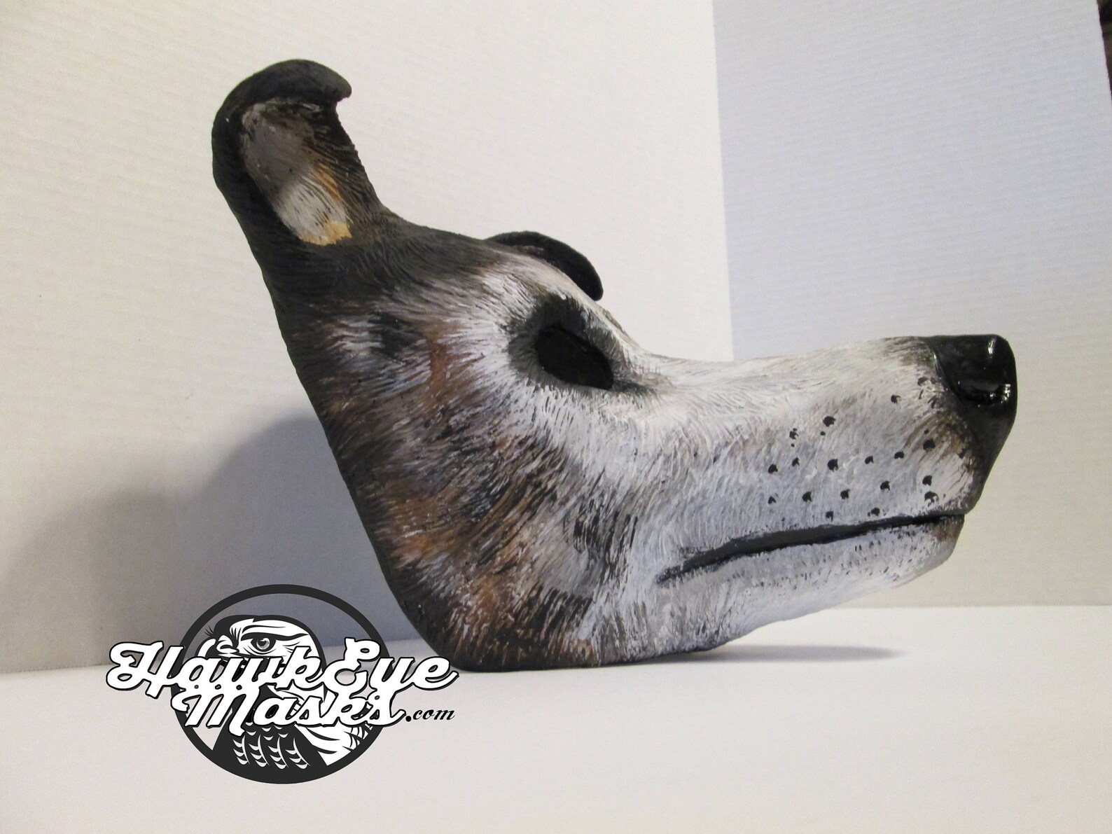 Greyhound Dog Costume Mask Sculpture Animal Art Cute Dog Etsy