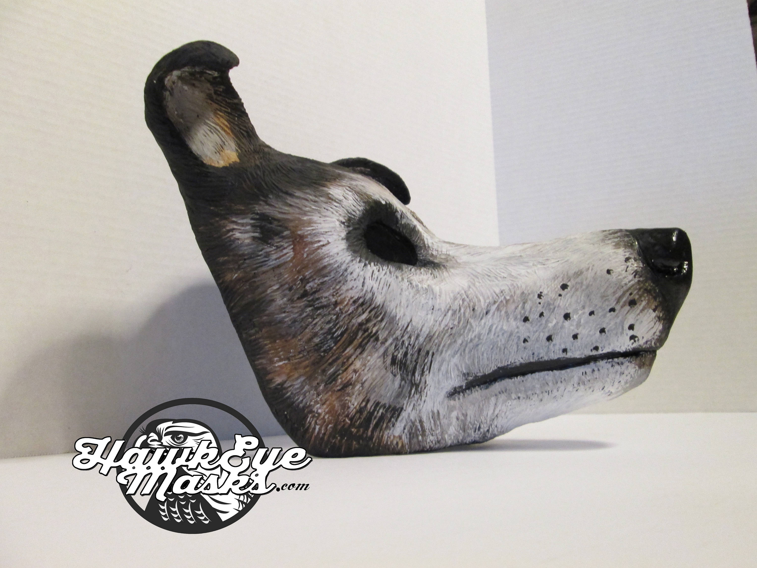Greyhound Dog Costume Mask Sculpture Animal Art Cute Dog Etsy