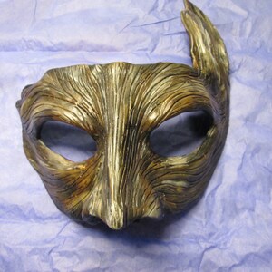 Asymmetrical Forest Fairy Mask: Resin Masquerade Mask